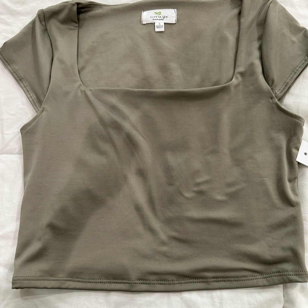 Urban Outfitters Sage Green Blouse